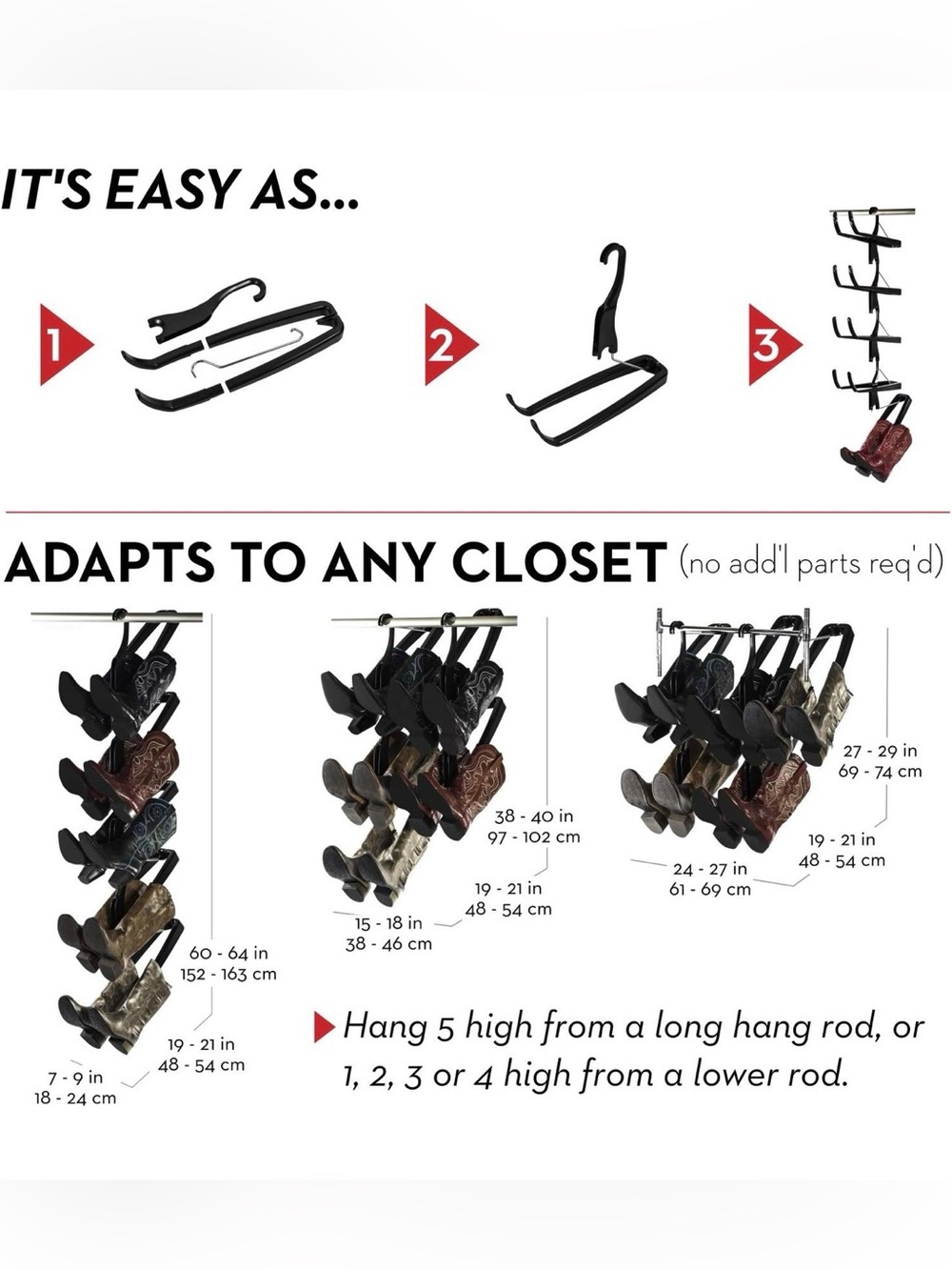 Boot Butler - Hanging Boot Storage - Picture 3 of 7